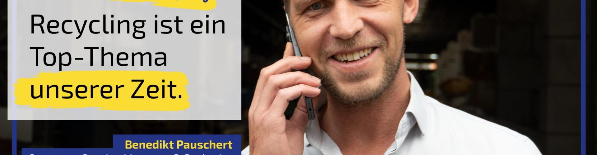 Customer Service Manager Benedikt Pauschert